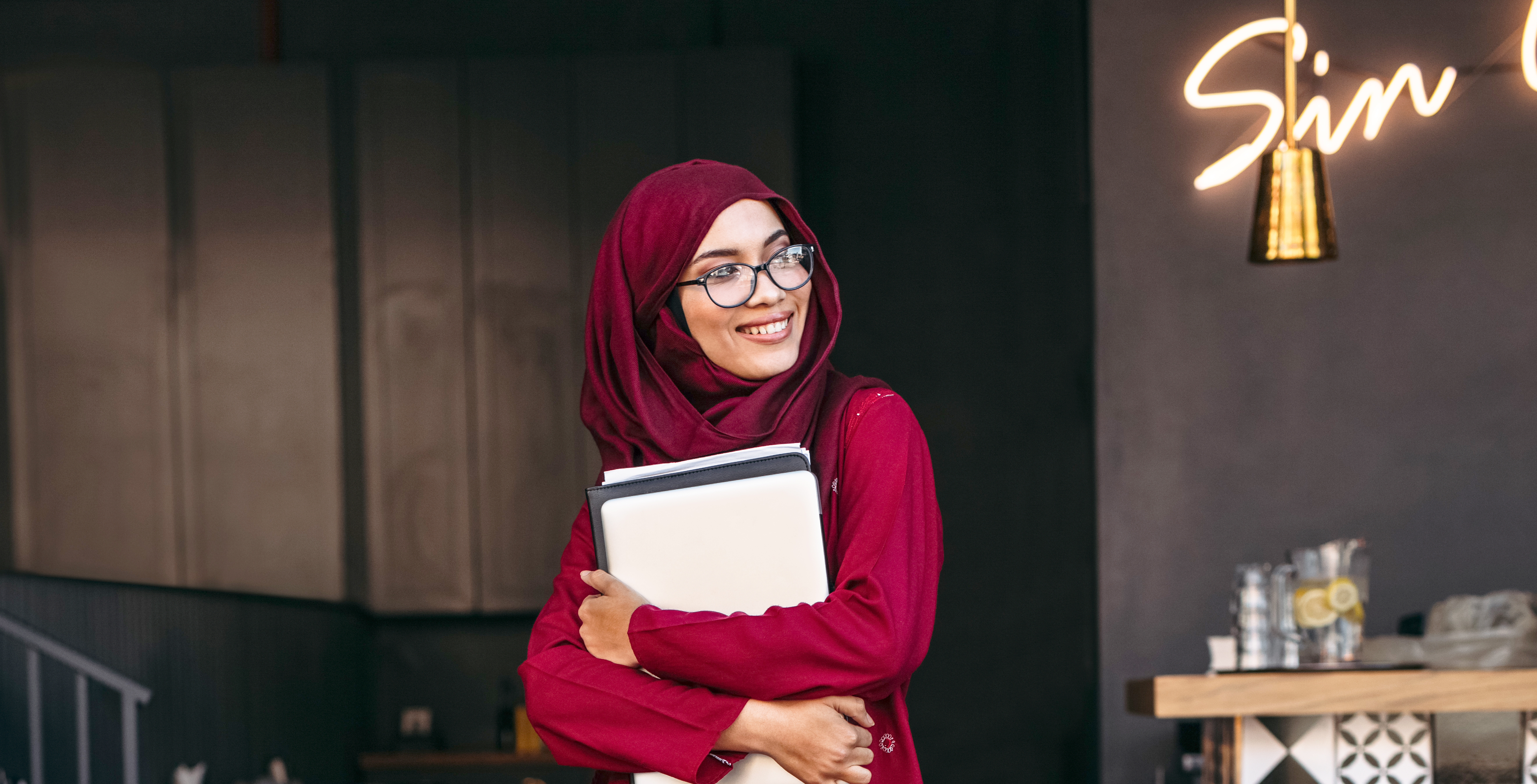 business woman with hijab