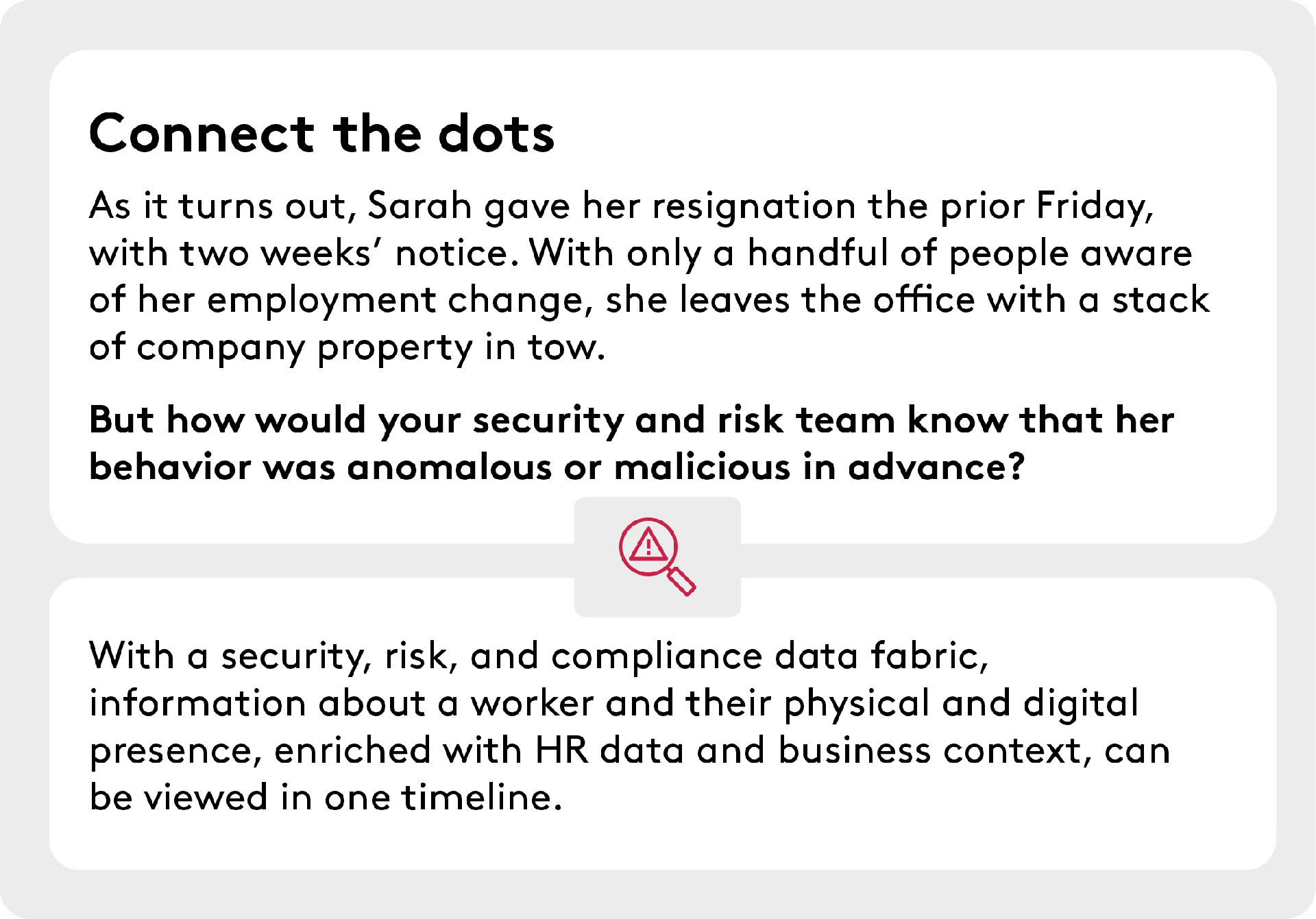 Converged Security Infographic Connect the Dots