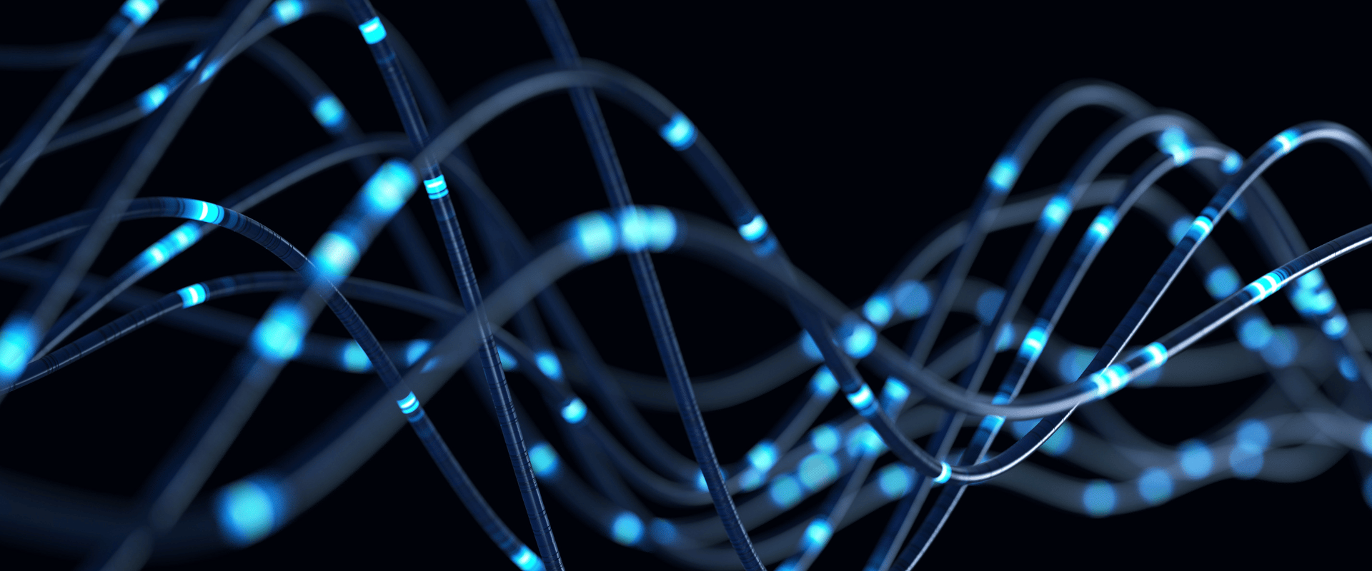 abstract blue wavy lines