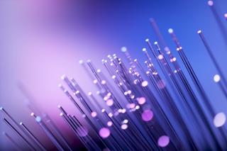 Abstract Purple Fiberoptics