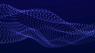 abstract purple wave dots