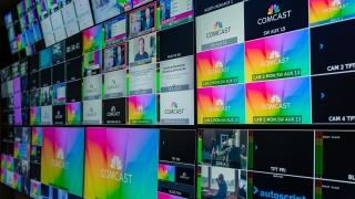 Multiple Screens with Comcast logo