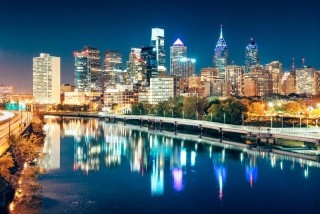 Philly Night Skyline