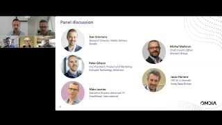 A panel of five industry leaders discussing the navigation for business of advertising in a shifting landscape
