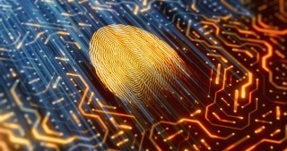 abstract image of thumbprint