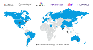 Comcast Global Coverage Map