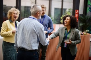 business people shaking hands