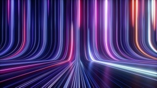 abstract purple, pink and blue lines