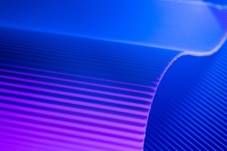 abstract purple and blue waves