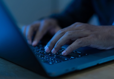 Technology Laptop Hands Typing