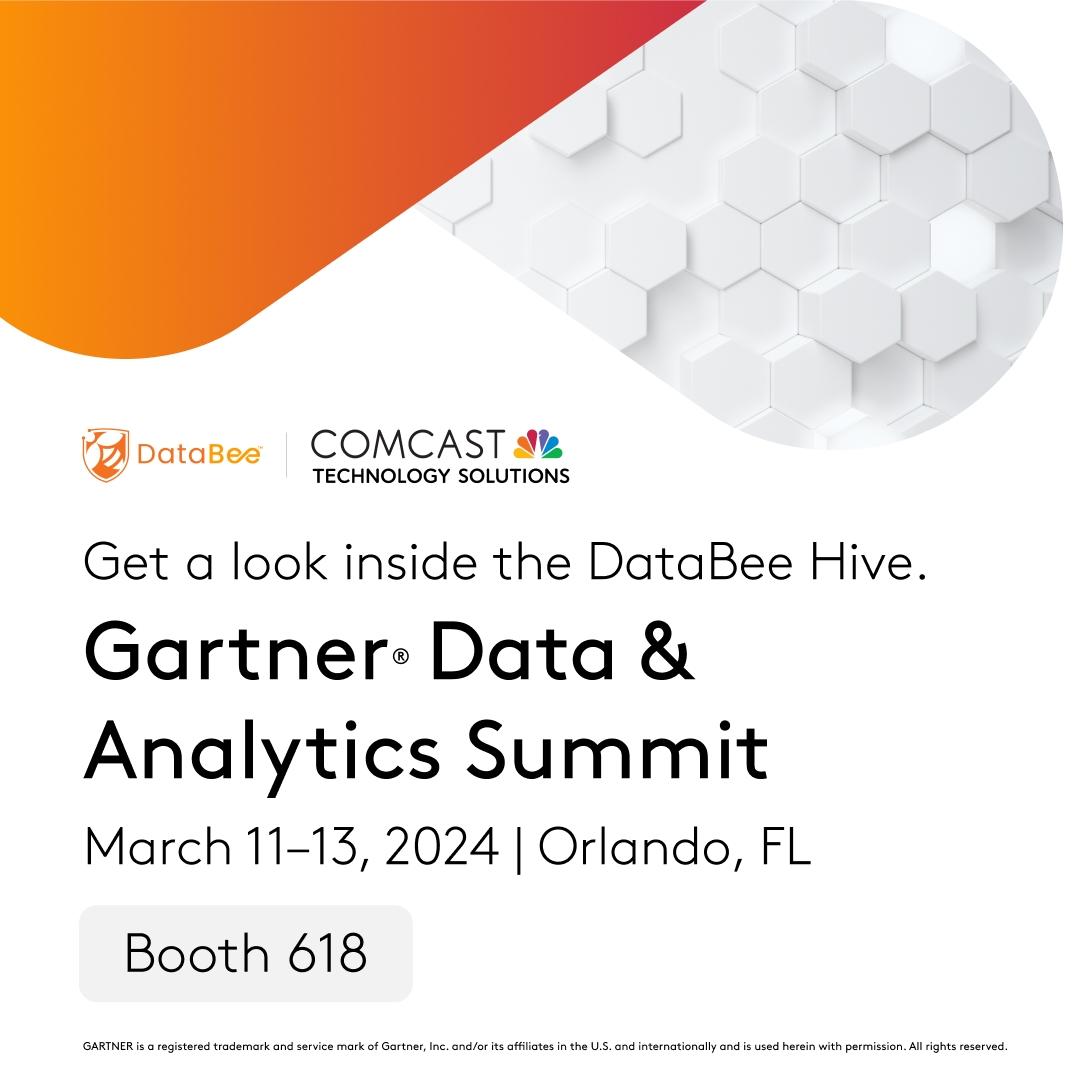 The DataBee Hive hits Orlando for the 2024 Gartner® Data & Analytics Summit Comcast Technology