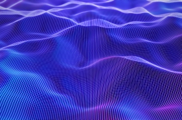Abstract image of data flowing