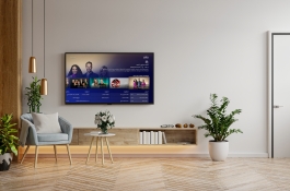television on wall 