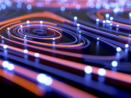 Abstract pink and purple lights