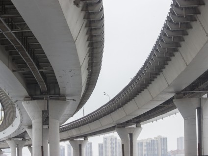 Abstract Highway Bridge