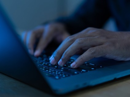 Technology Laptop Hands Typing