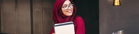 business woman with hijab